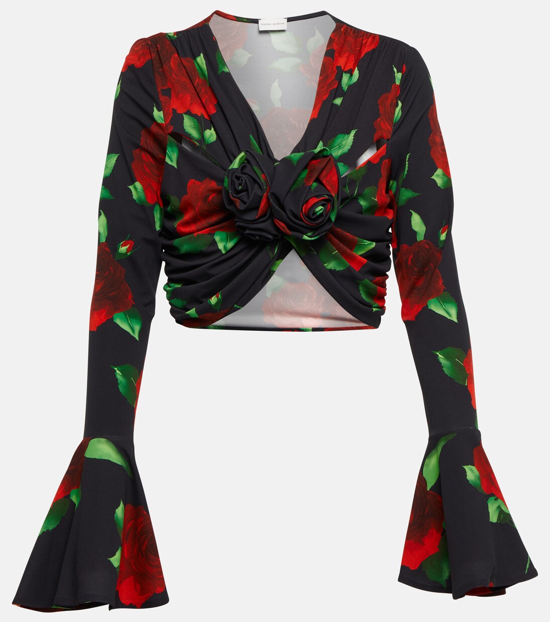 Bedrucktes Cropped-Top | Magda Butrym