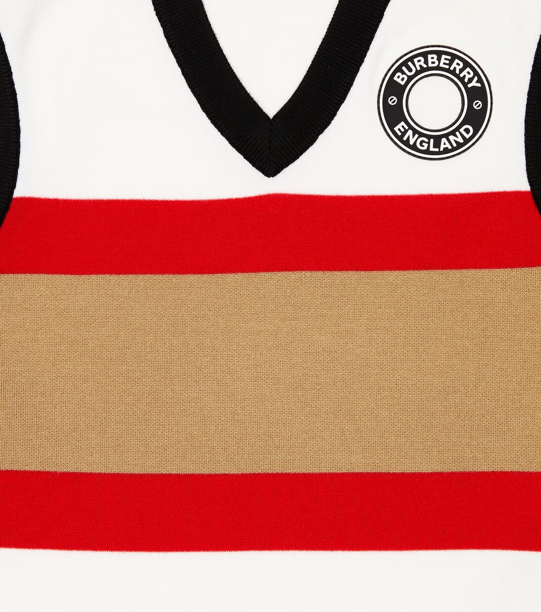 Striped knit sweater vest | Burberry Kids