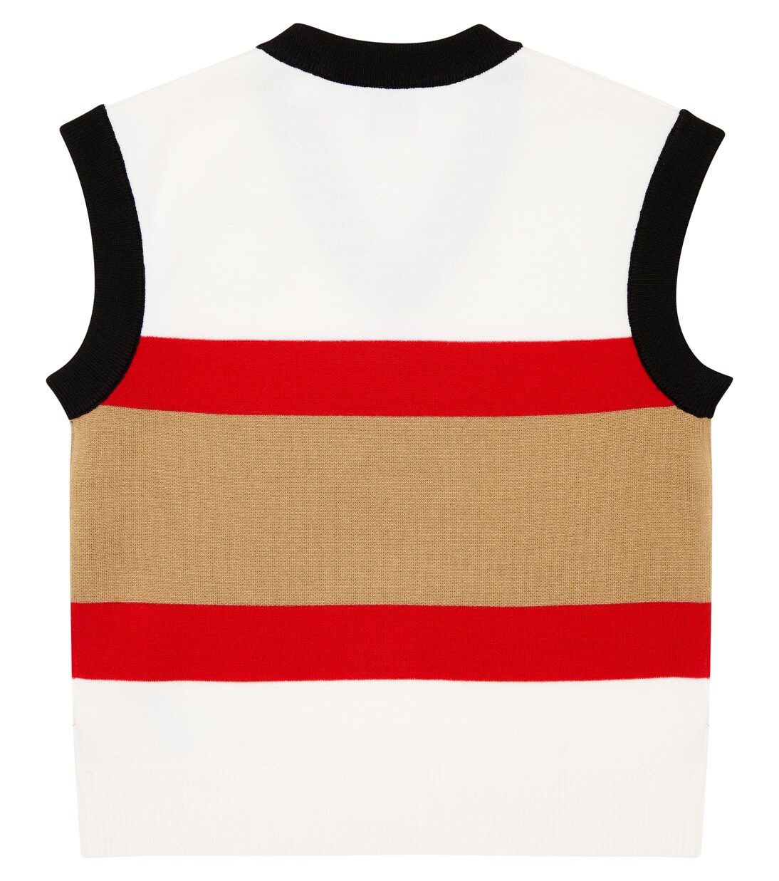 Striped knit sweater vest | Burberry Kids