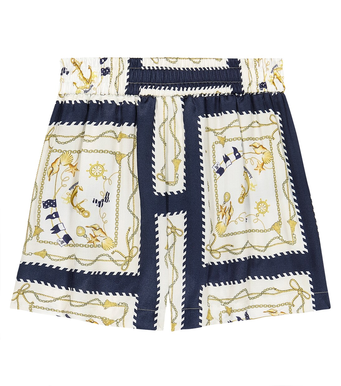 Printed satin shorts | Monnalisa