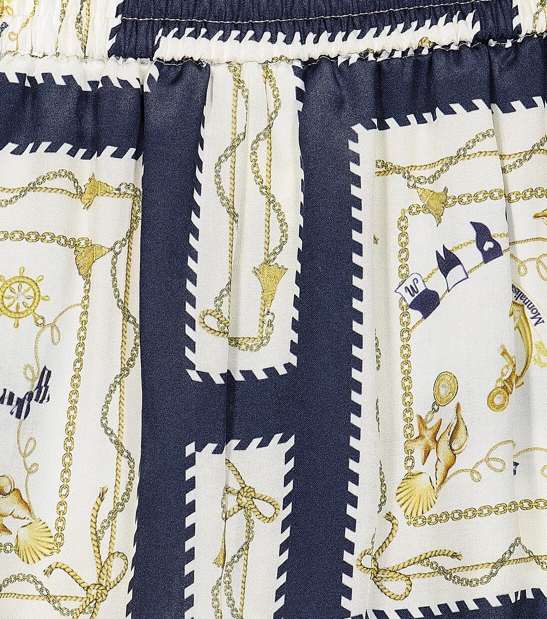 Printed satin shorts | Monnalisa