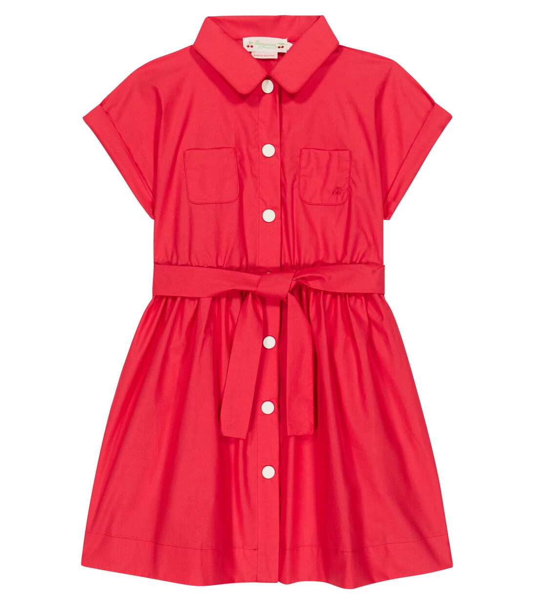 Gisèle cotton shirt dress | Bonpoint