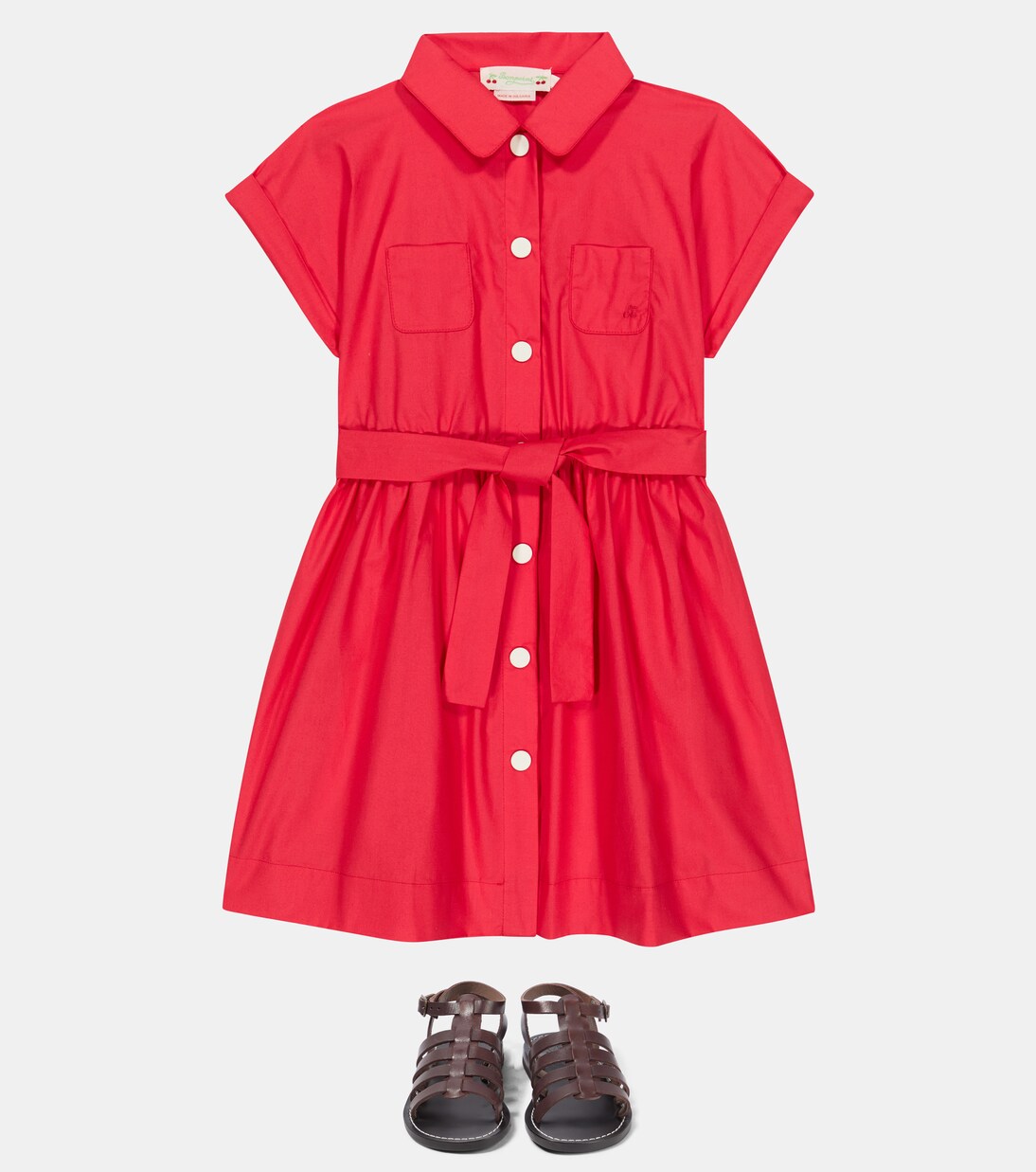 Gisèle cotton shirt dress | Bonpoint