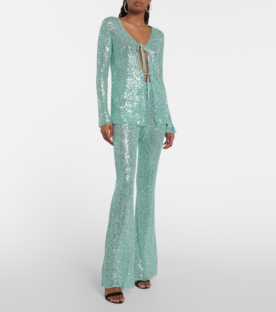 Cardigan mit Pailletten | Self-Portrait