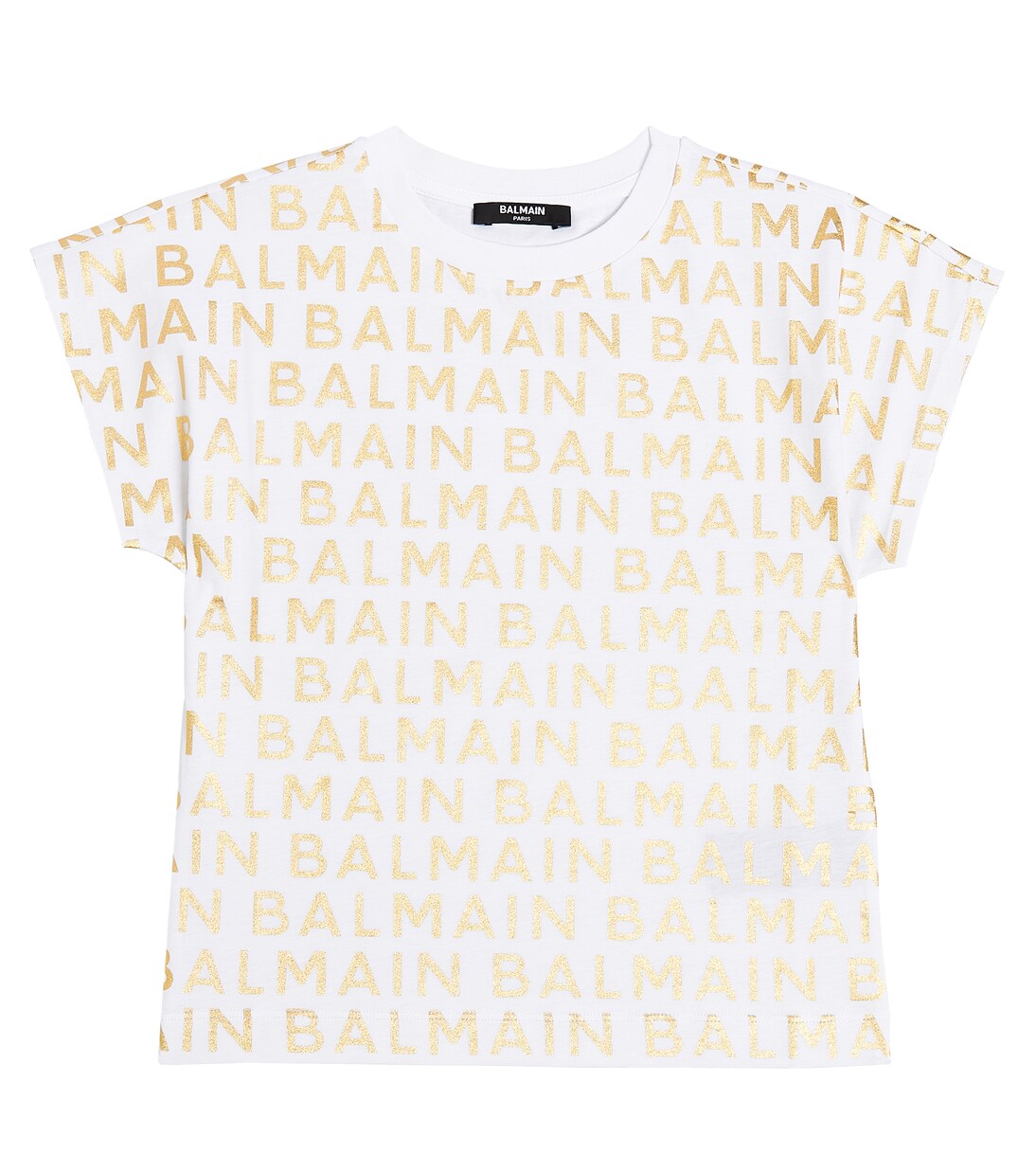 Logo cotton jersey T-shirt | Balmain Kids