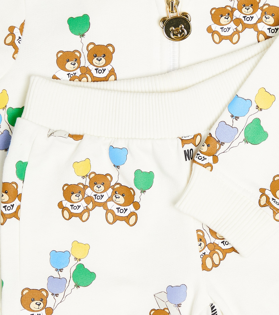 Bébé – Ensemble de survêtement à capuche en coton | Moschino Kids