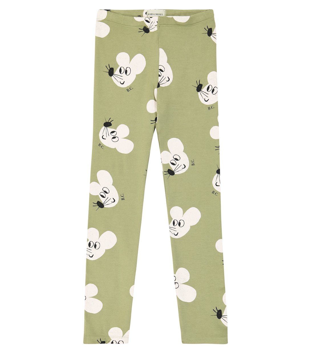 Leggings Mouse in jersey di misto cotone | Bobo Choses