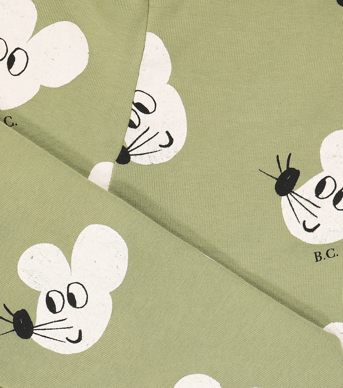 Leggings Mouse in jersey di misto cotone | Bobo Choses