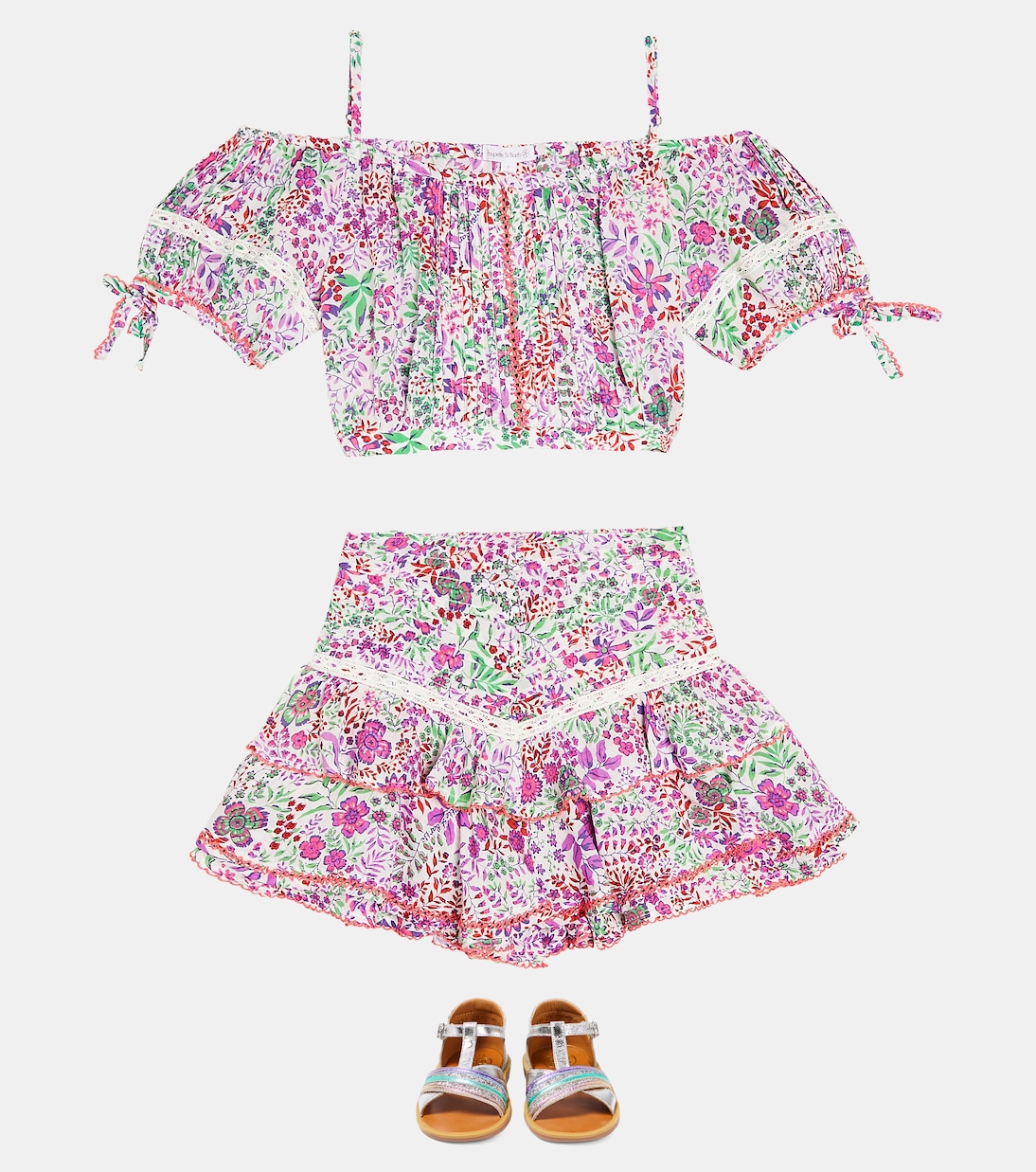 Bonny printed top | Poupette St Barth Kids