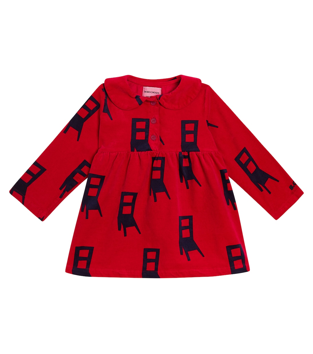 Bébé – Robe Have A Seat imprimée en velours | Bobo Choses