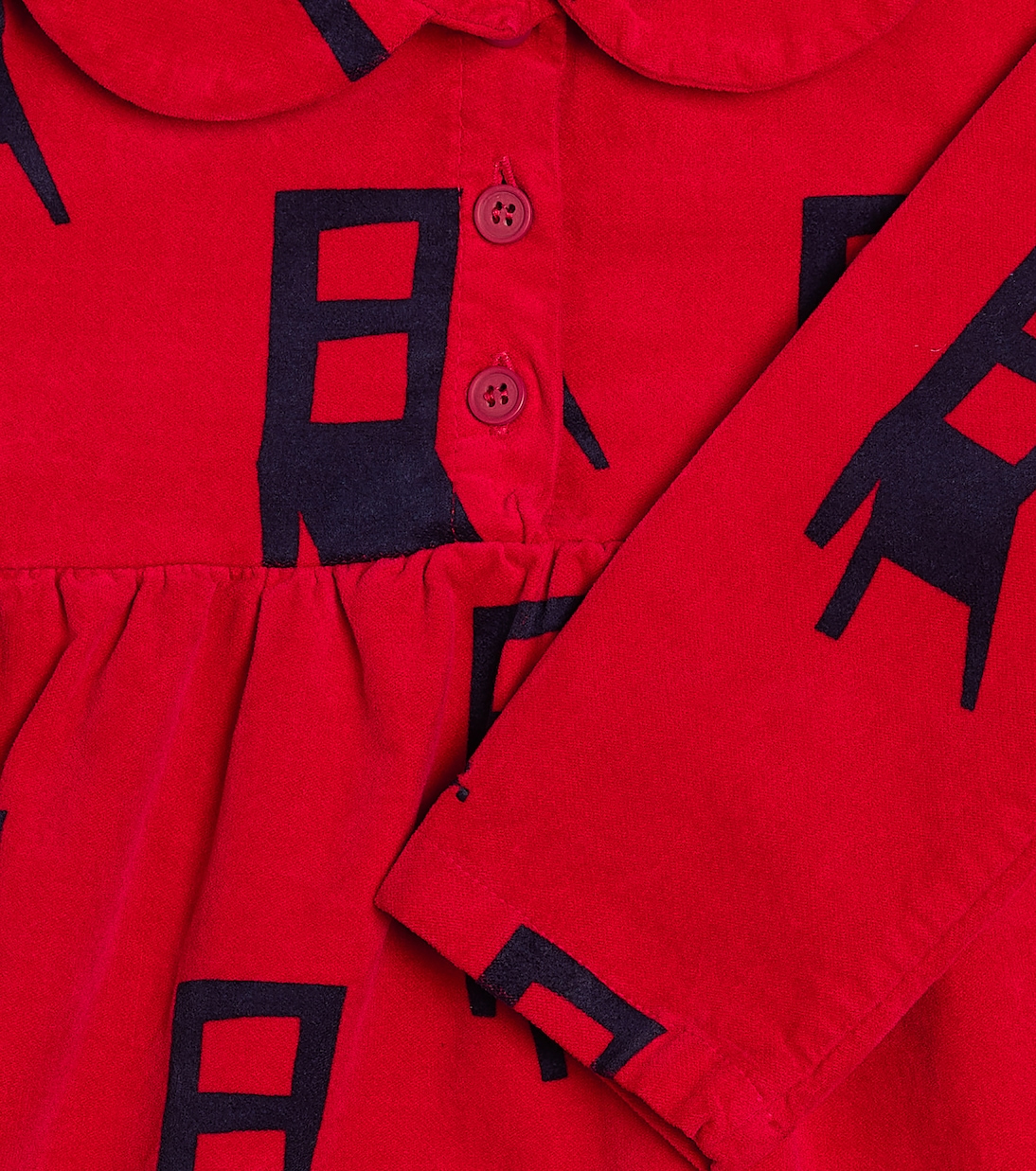 Bébé – Robe Have A Seat imprimée en velours | Bobo Choses