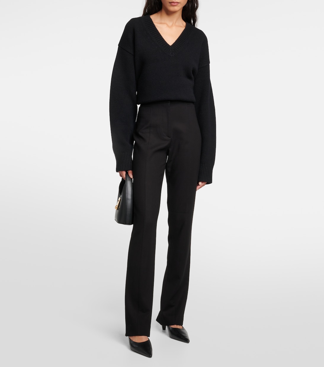 Schmale High-Rise-Hose | Toteme