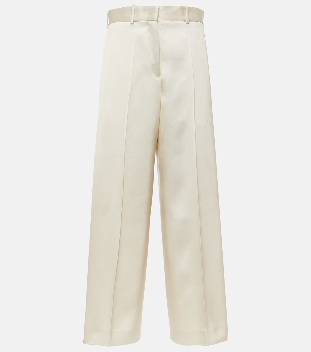 Pantalon ample en satin | Jil Sander