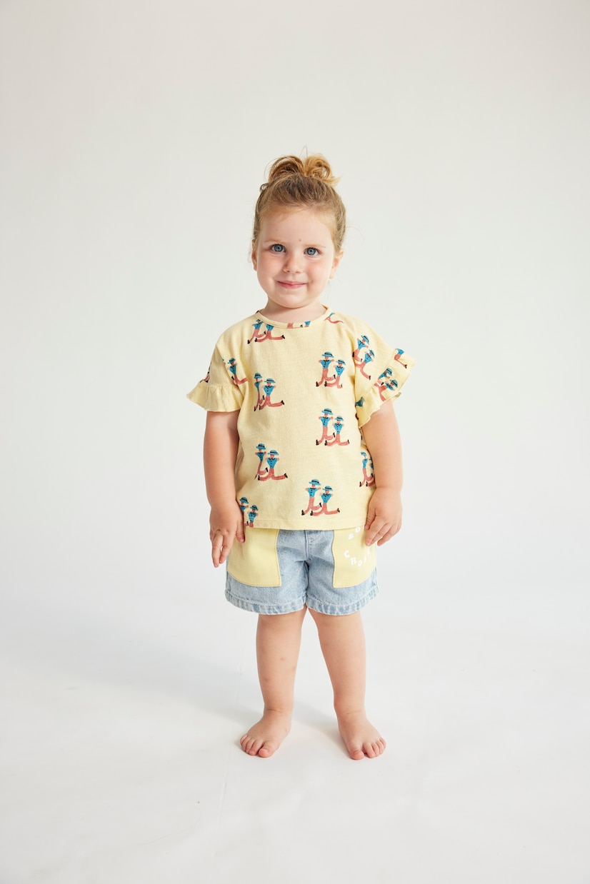 Baby Circle cotton shorts | Bobo Choses