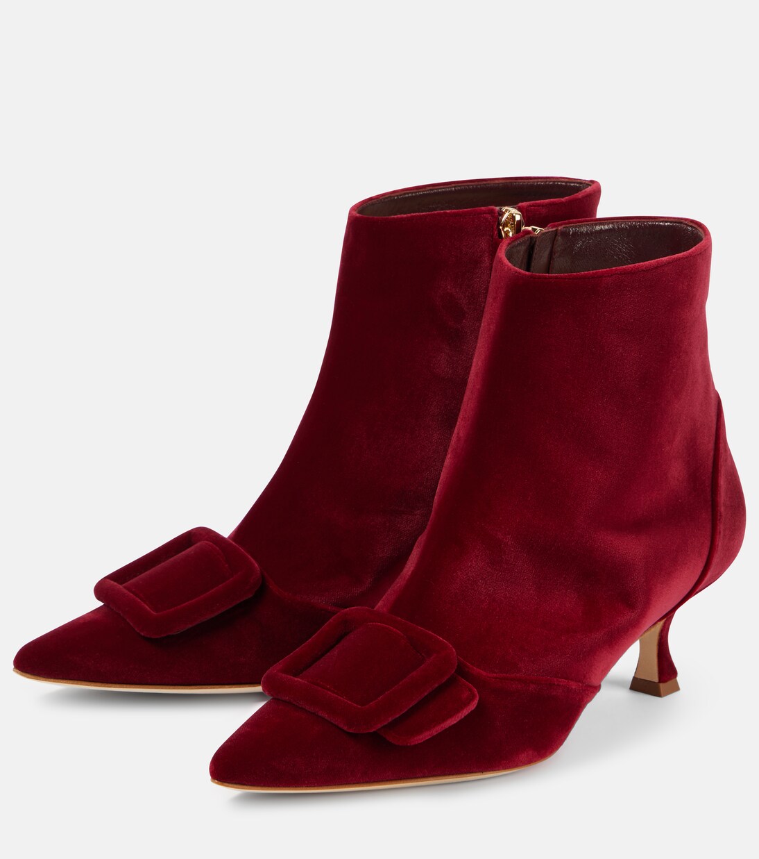 Baylow velvet ankle boots | Manolo Blahnik