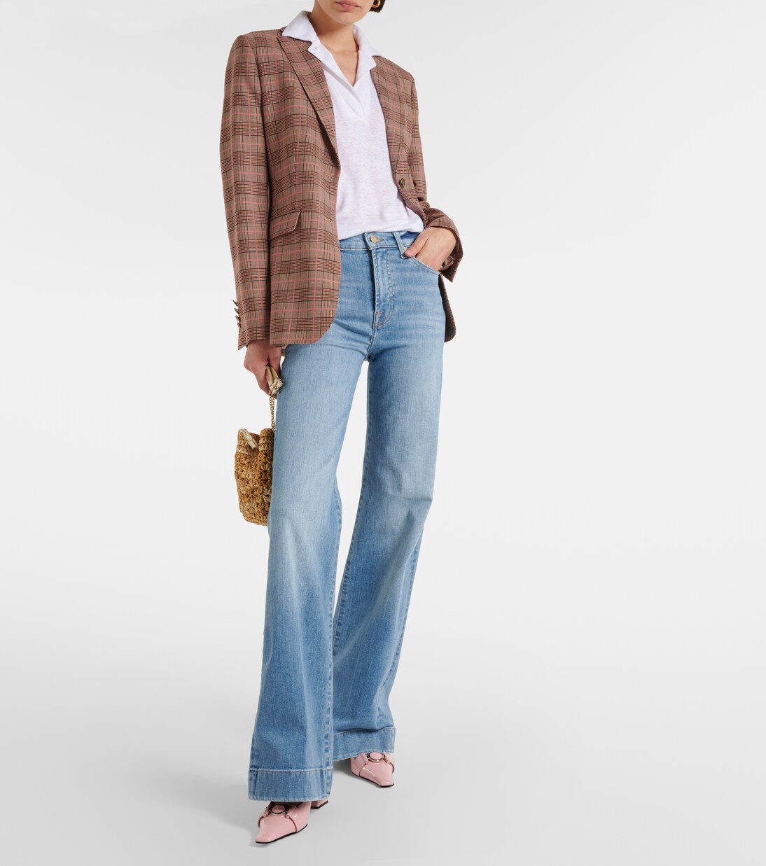 Modern Dojo high-rise flared jeans | 7 For All Mankind