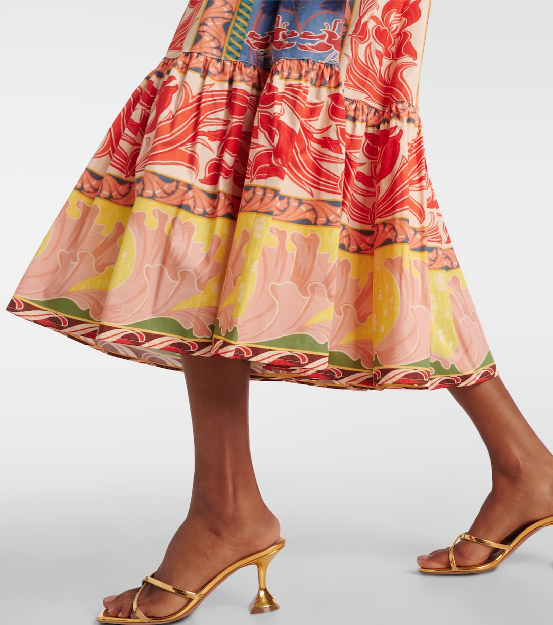 Bedrucktes Wickelkleid aus Baumwolle | Etro