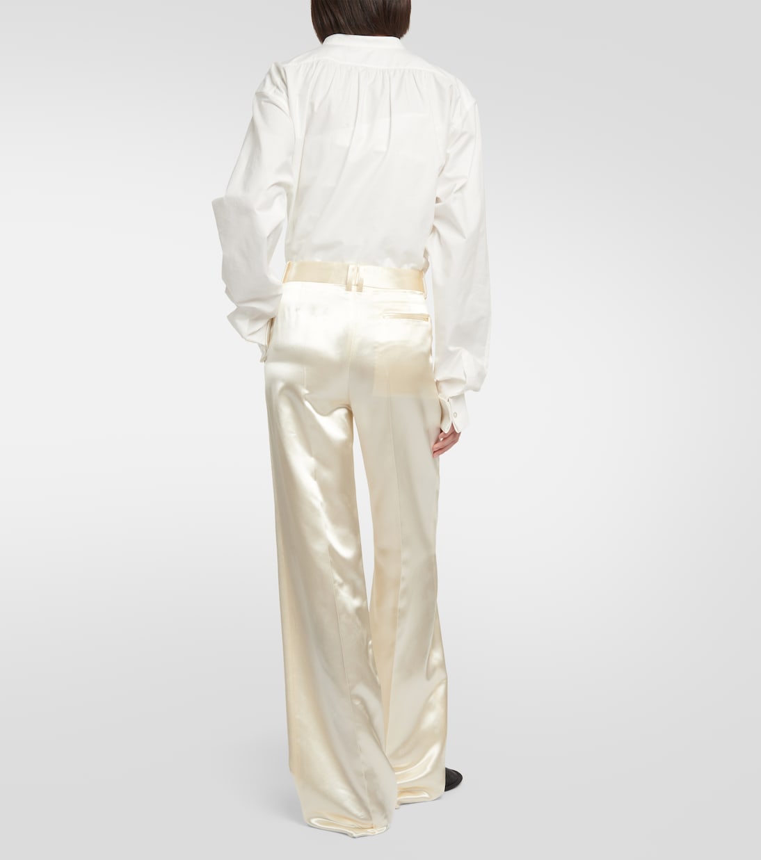 Encore satin wide-leg pants | The Row