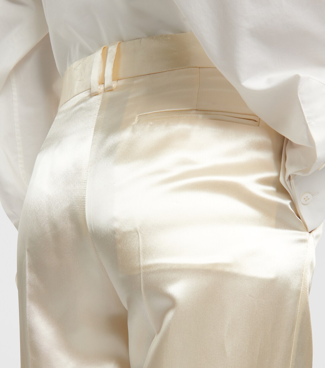 Encore satin wide-leg pants | The Row