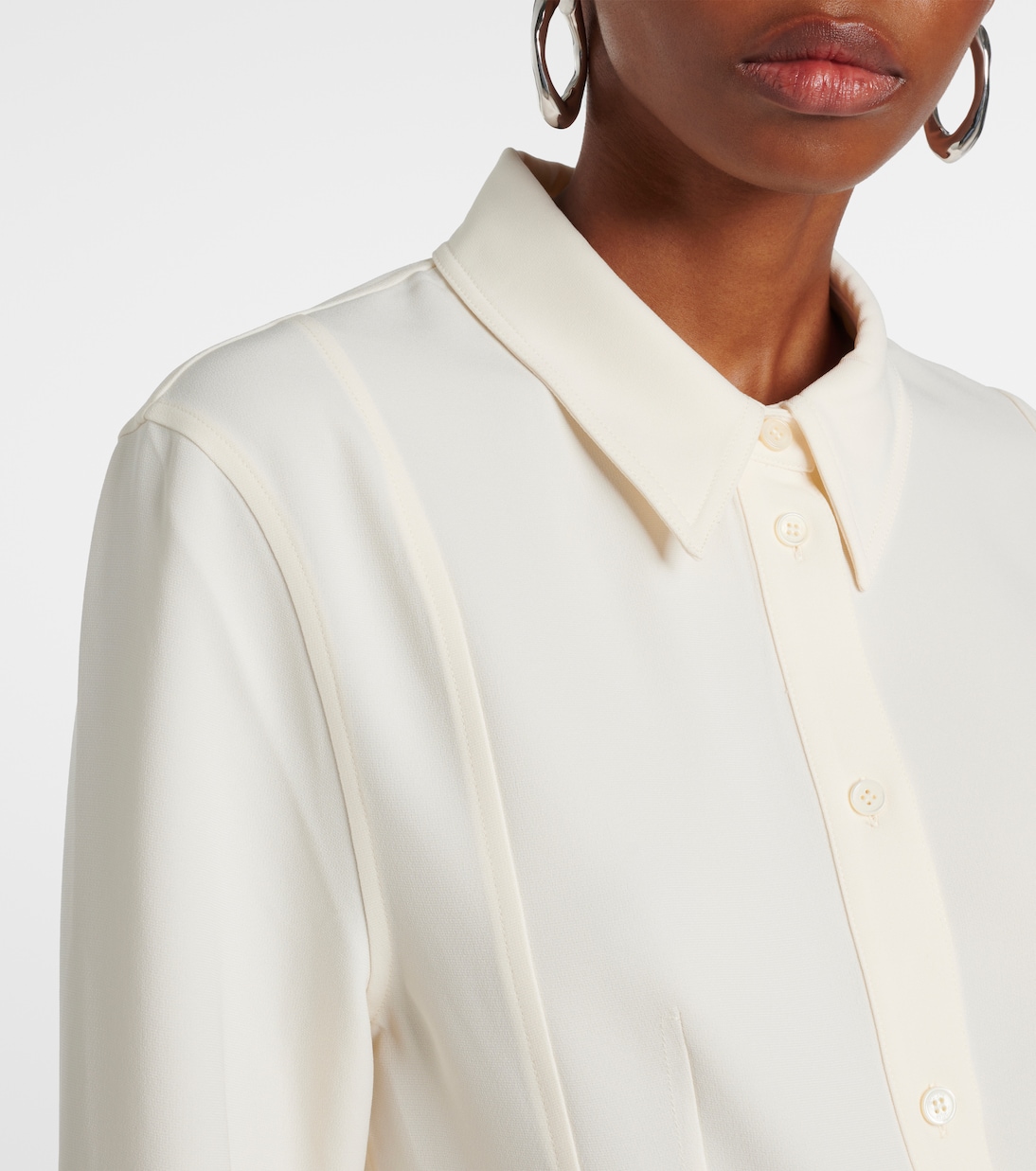 Bluse aus Satin | Toteme