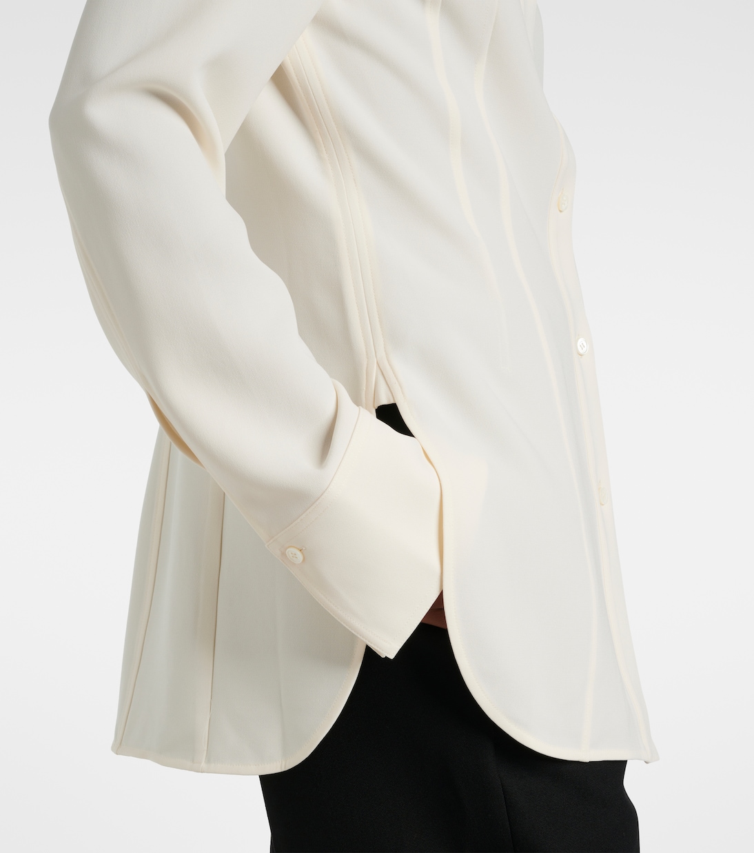 Bluse aus Satin | Toteme