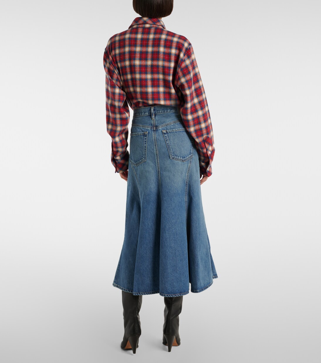Falda midi Gaucho Vintage de denim | Citizens of Humanity