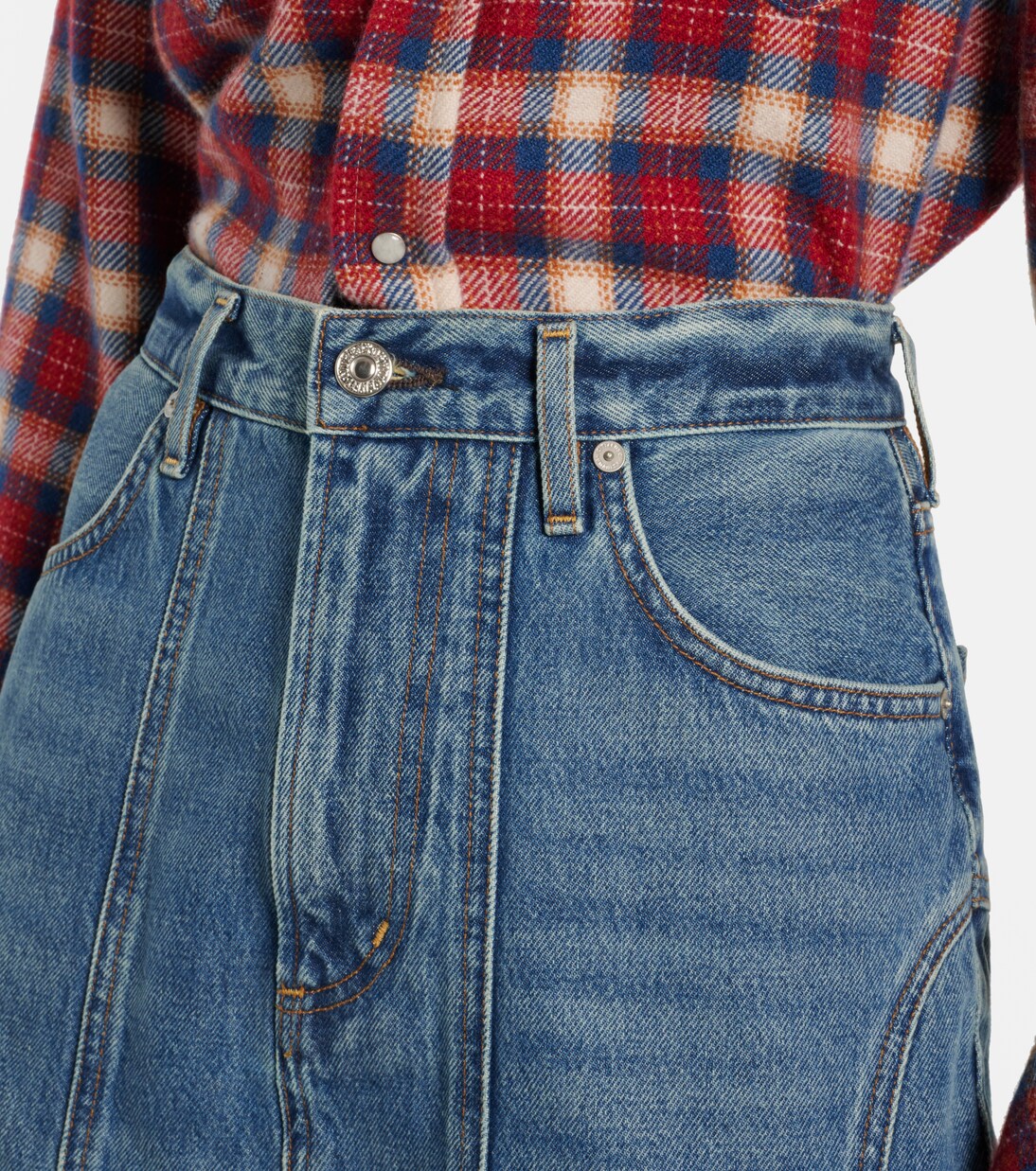 Falda midi Gaucho Vintage de denim | Citizens of Humanity