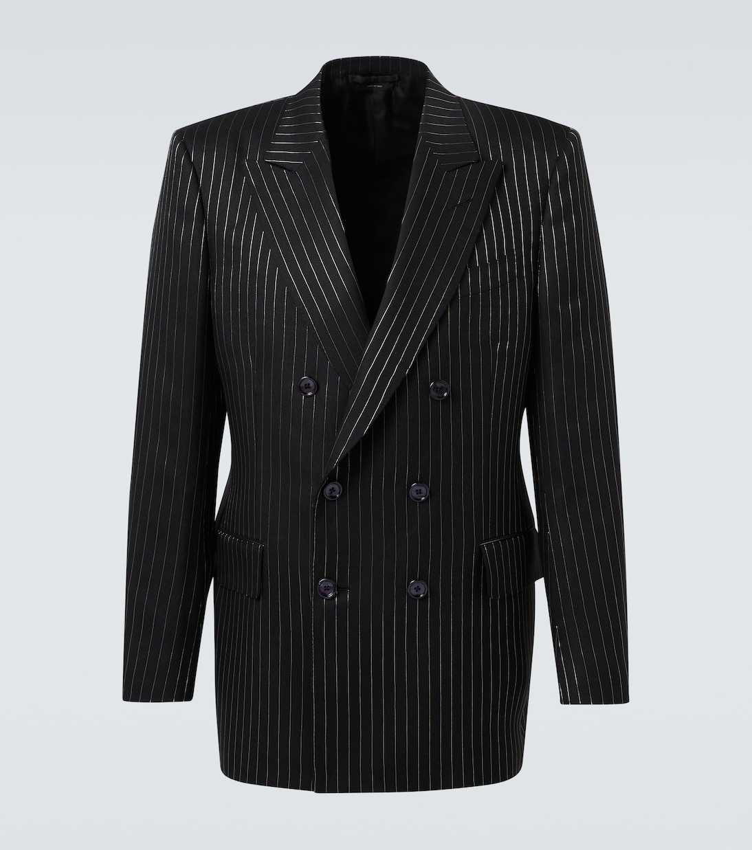 Striped wool and silk lamé blazer | Tom Ford