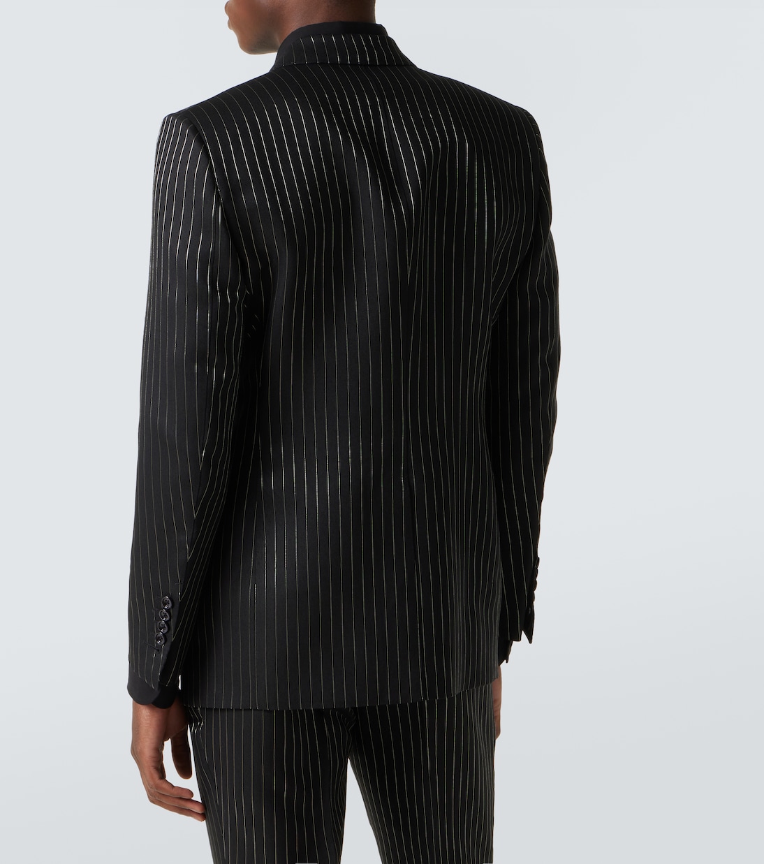 Striped wool and silk lamé blazer | Tom Ford