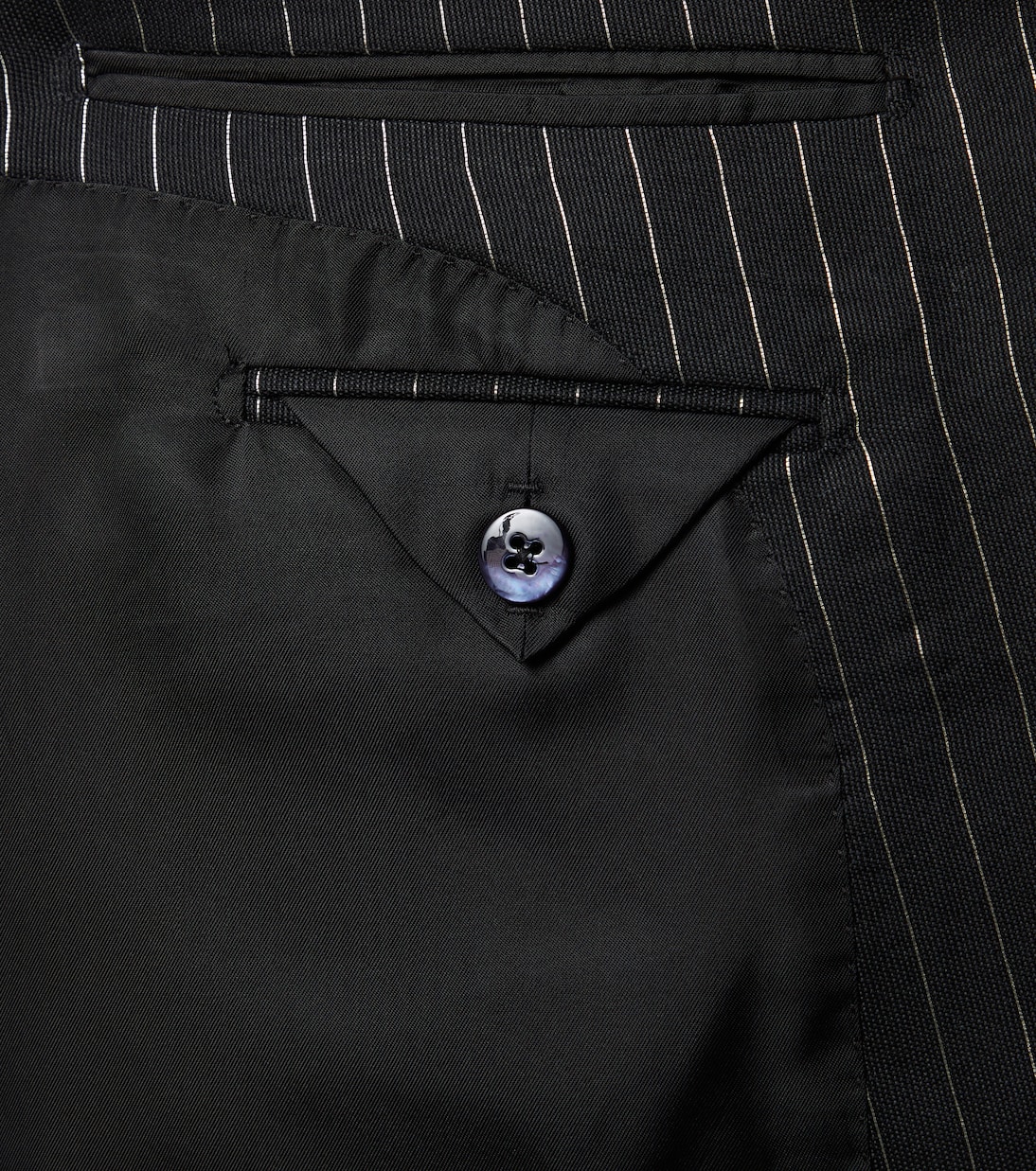 Striped wool and silk lamé blazer | Tom Ford