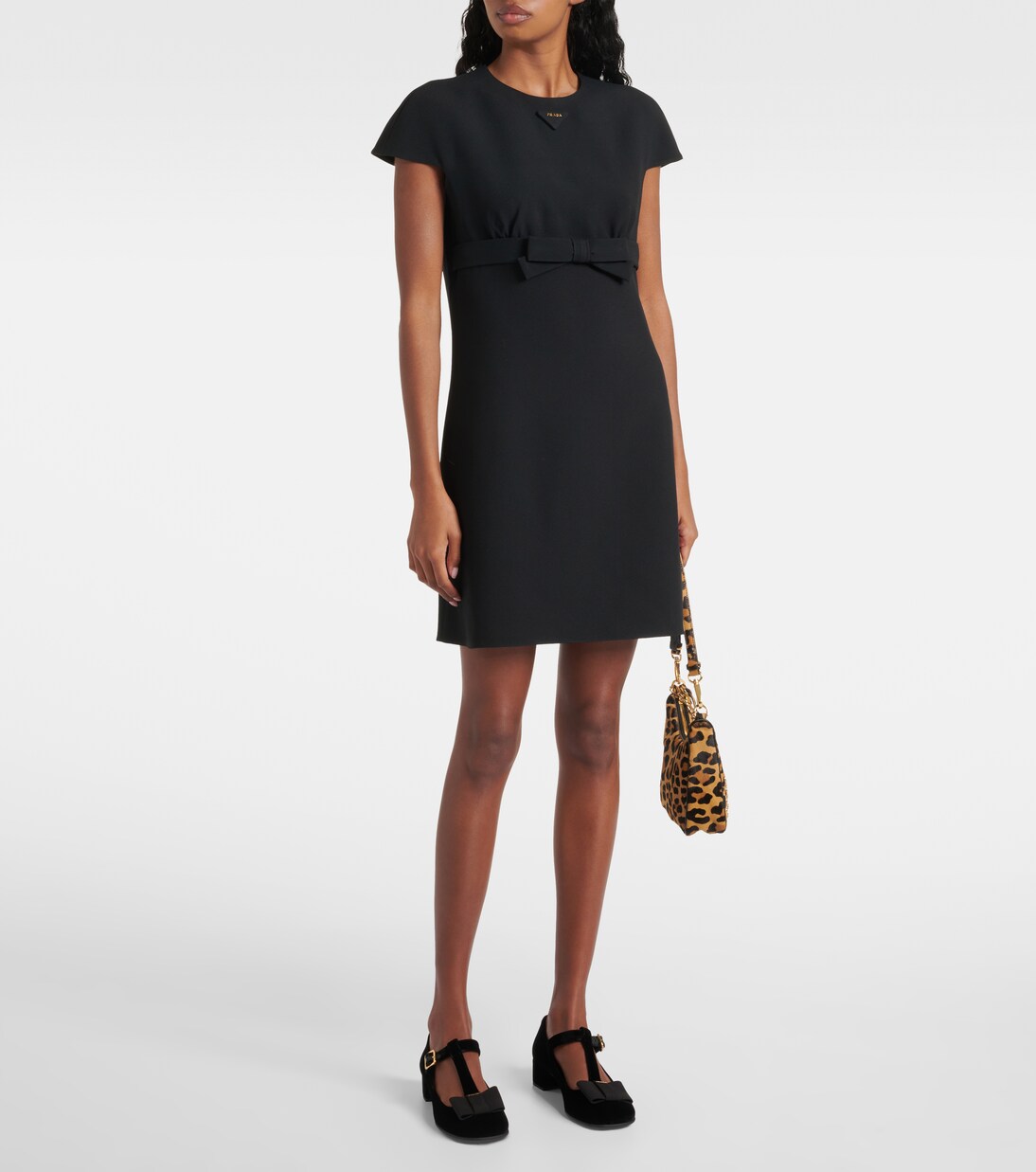 Bow-detail minidress | Prada