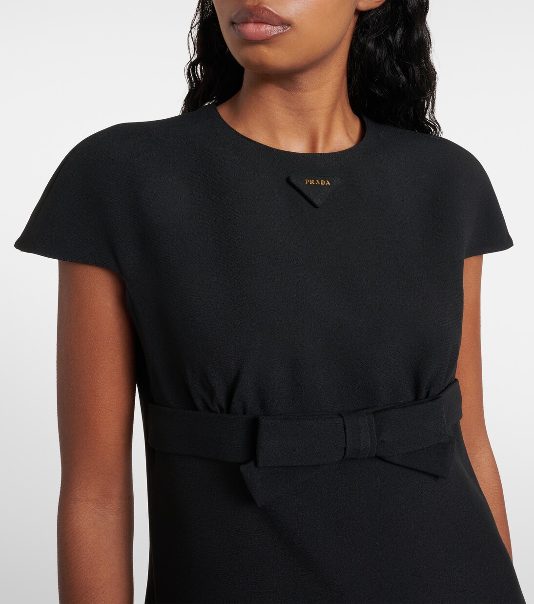 Bow-detail minidress | Prada