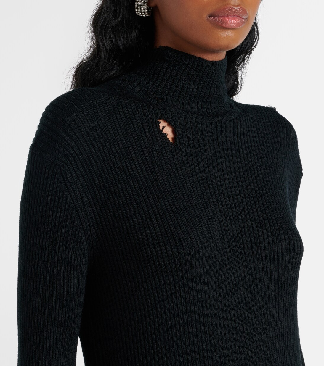 Wool-blend midi dress | Balenciaga