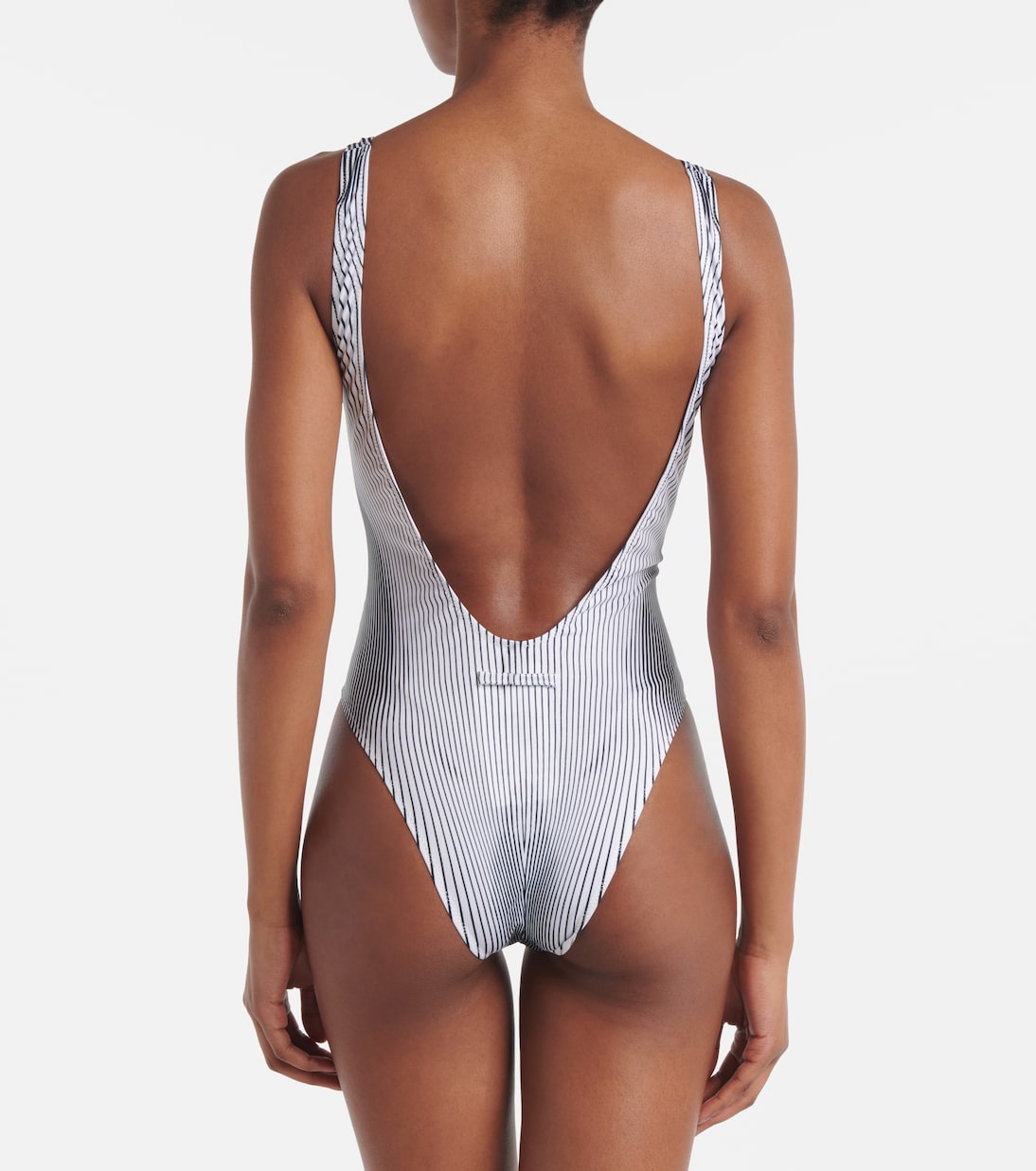 Badeanzug Pinstripe Body Morphing | Jean Paul Gaultier