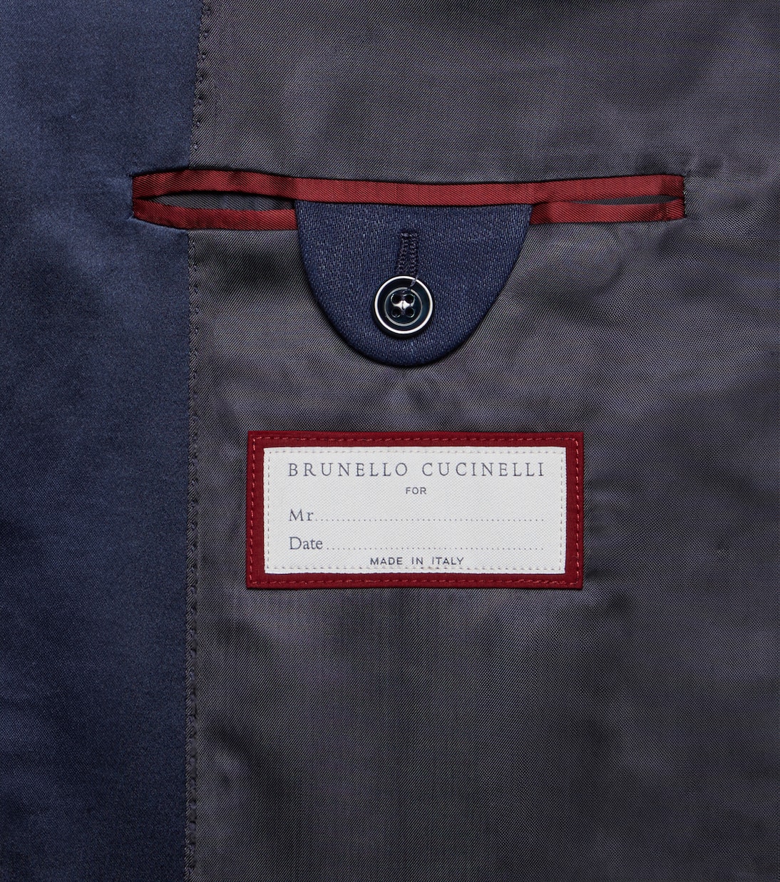 Double-breasted linen tuxedo | Brunello Cucinelli