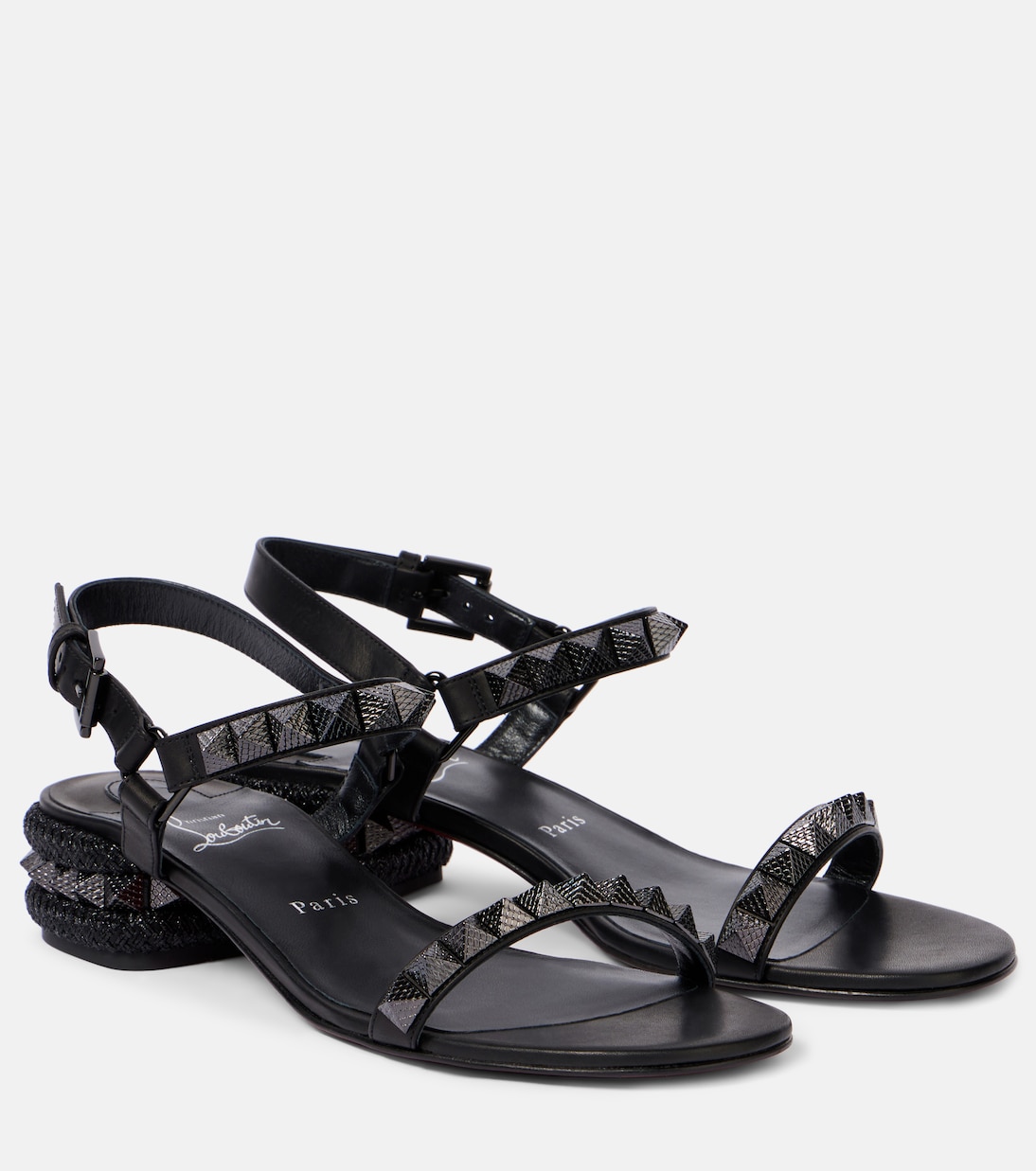 Pyrasand 30 leather sandals | Christian Louboutin