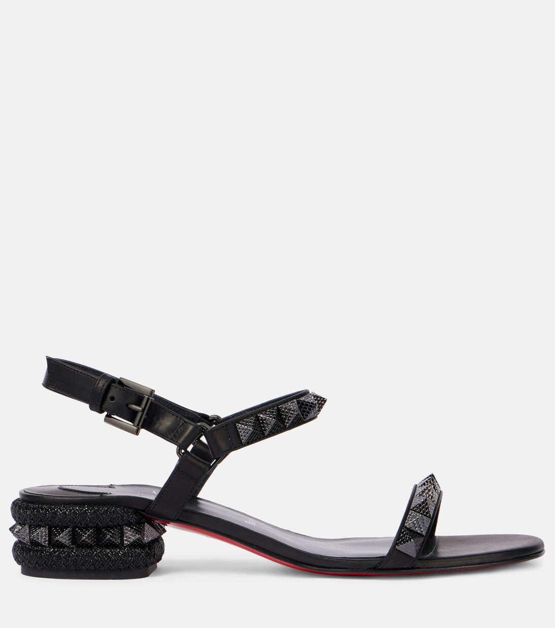 Pyrasand 30 leather sandals | Christian Louboutin