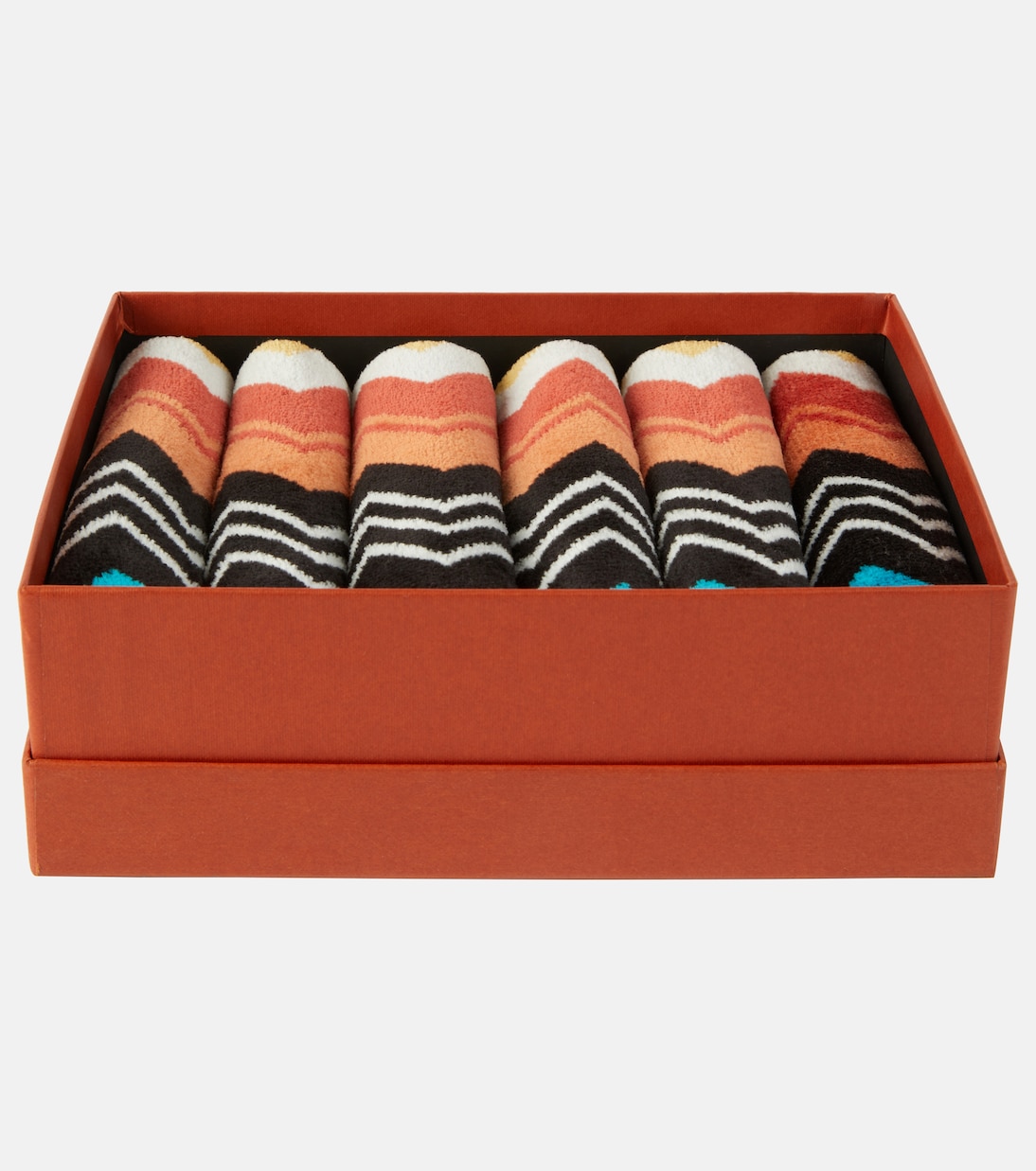 Giacomo Zigzag set of 6 face towels | Missoni