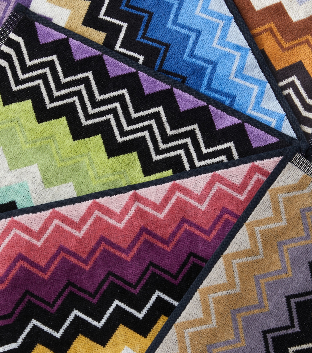 Giacomo Zigzag set of 6 face towels | Missoni