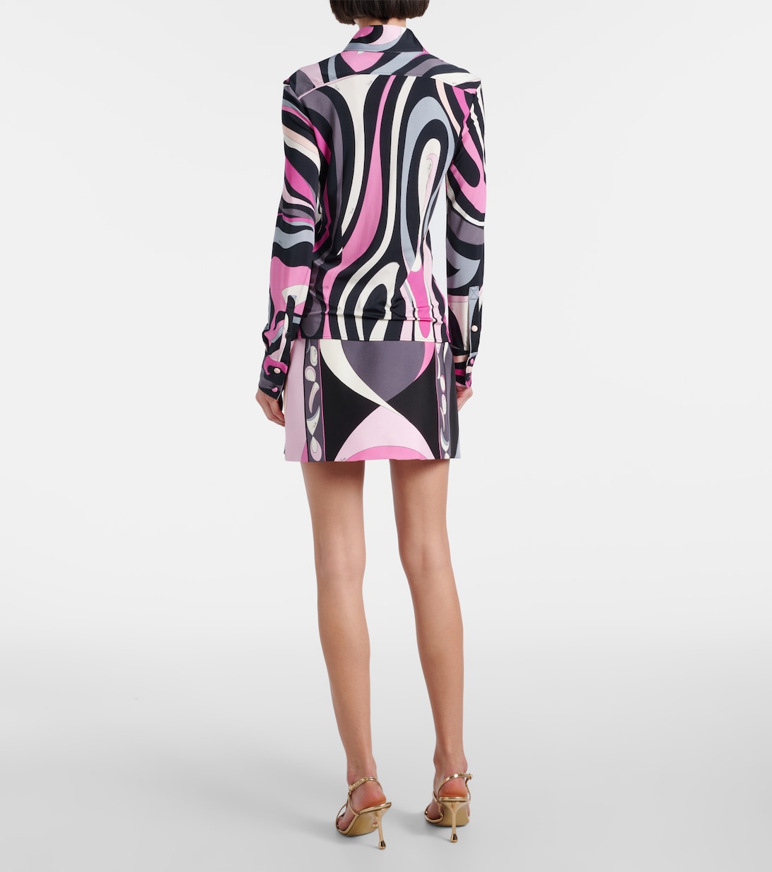 Camicia Marmo in raso di jersey | Pucci