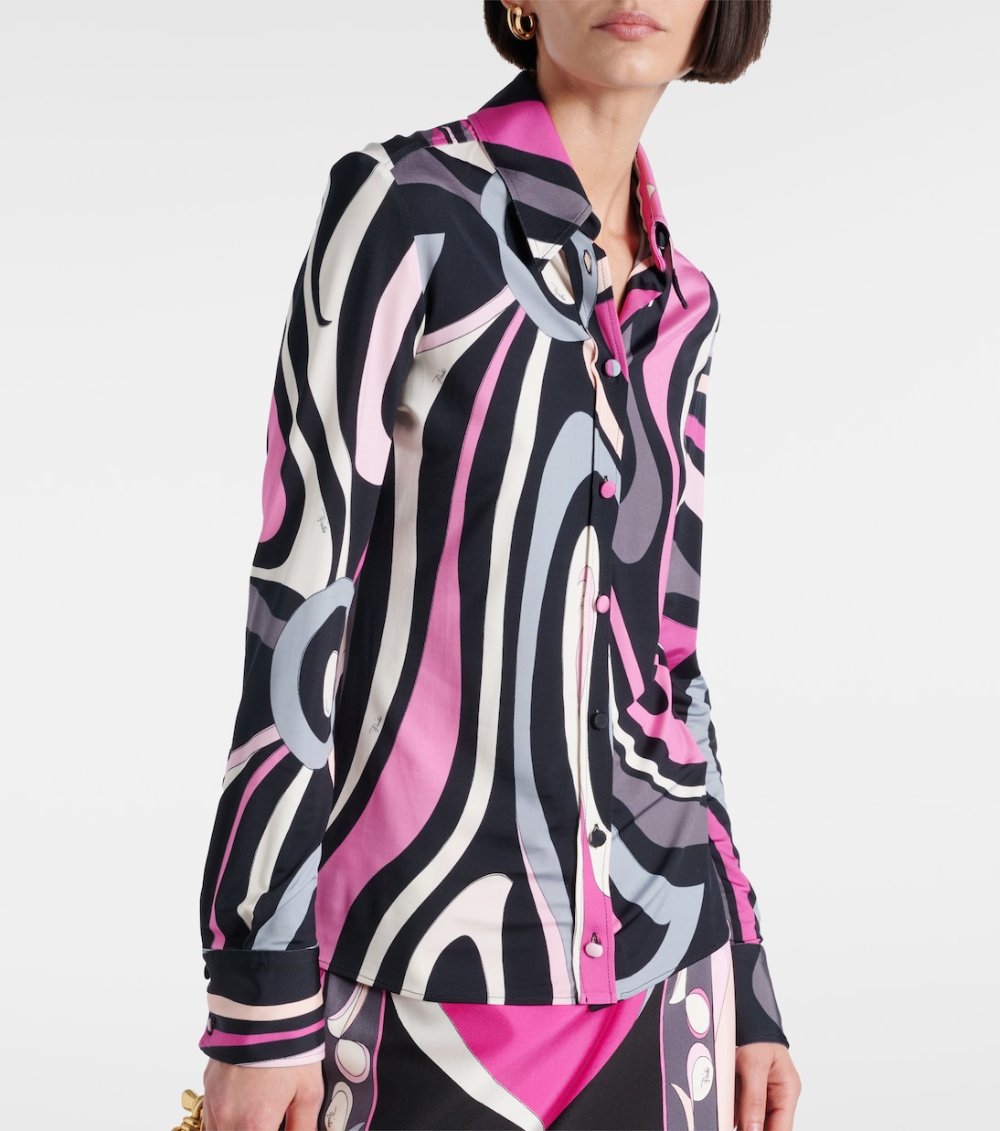 Camicia Marmo in raso di jersey | Pucci