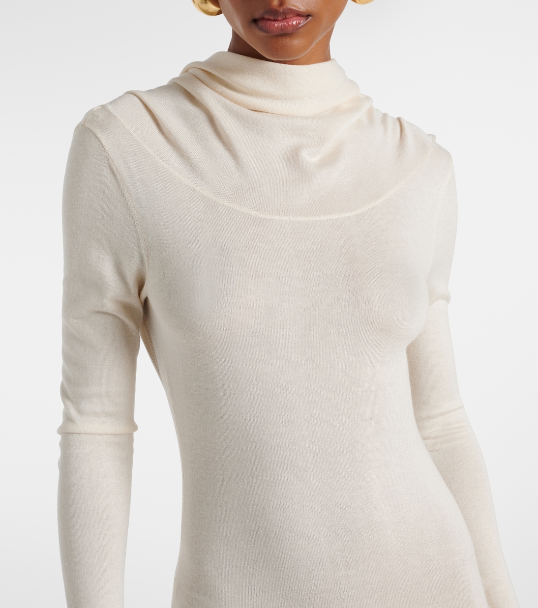 Robe longue Viva en soie et cachemire | Aya Muse