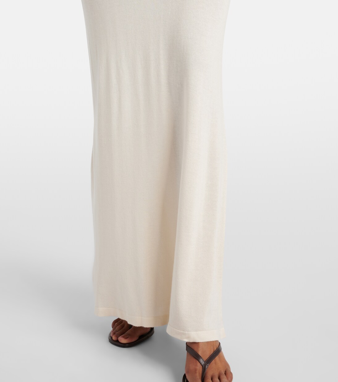 Robe longue Viva en soie et cachemire | Aya Muse