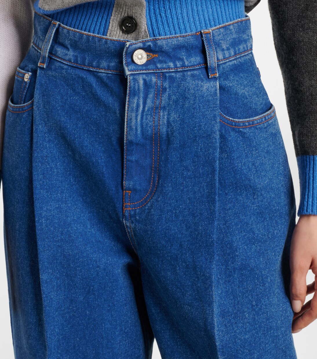 High-Rise Wide-Leg Jeans | Marni