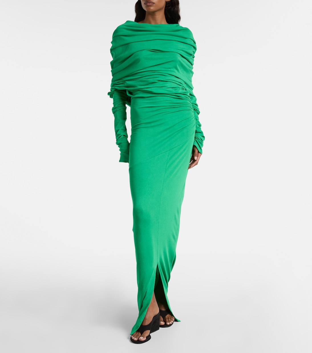 Maxikleid Bound aus einem Baumwollgemisch | Entire Studios