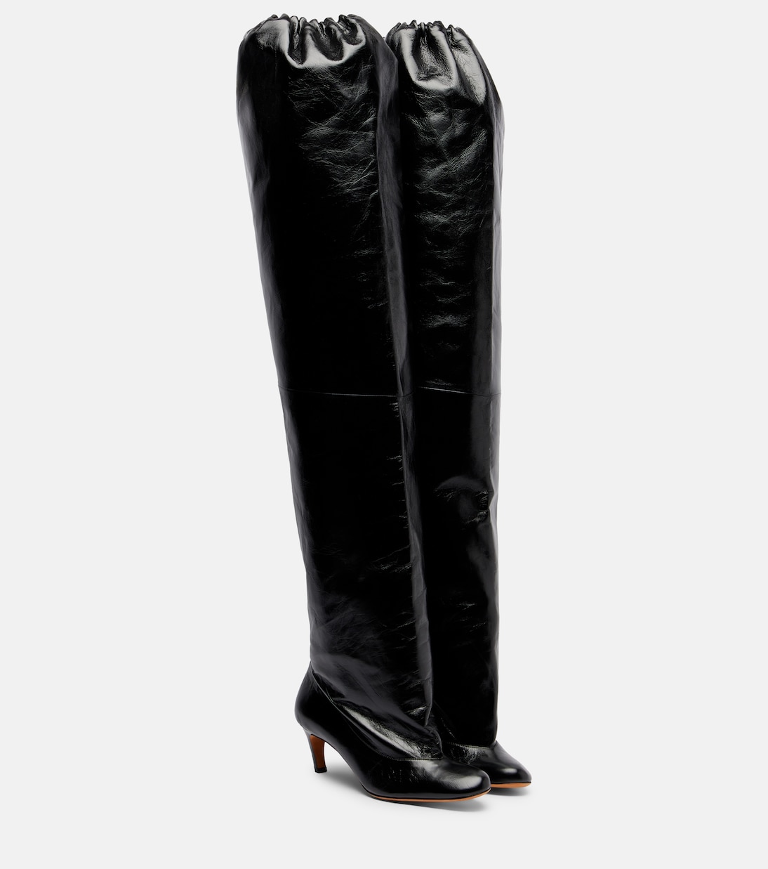 Uma 60 leather over-the-knee boots | Proenza Schouler