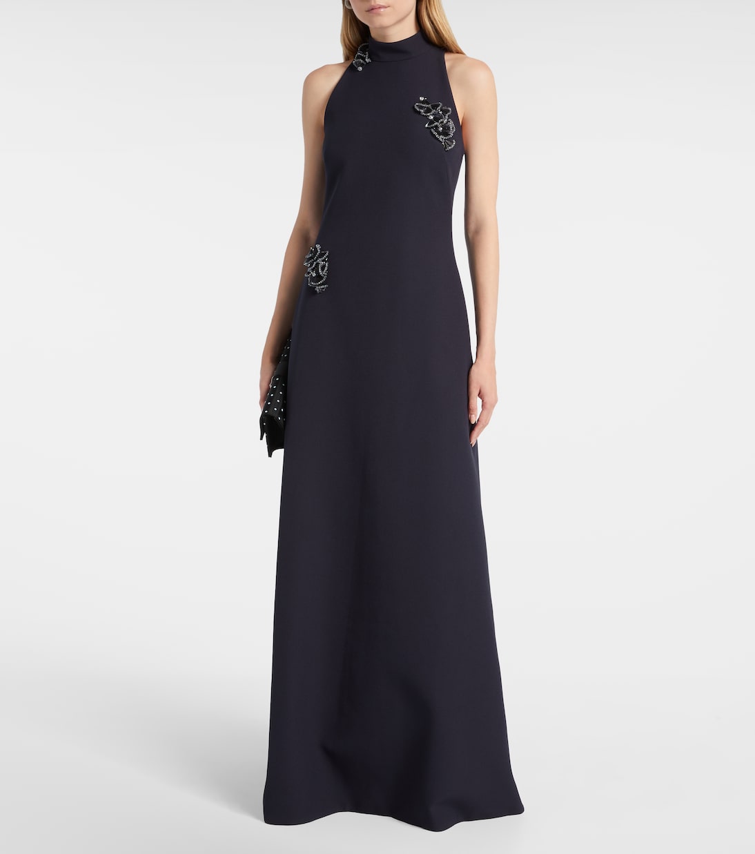 Priscilla embellished crêpe gown | Safiyaa