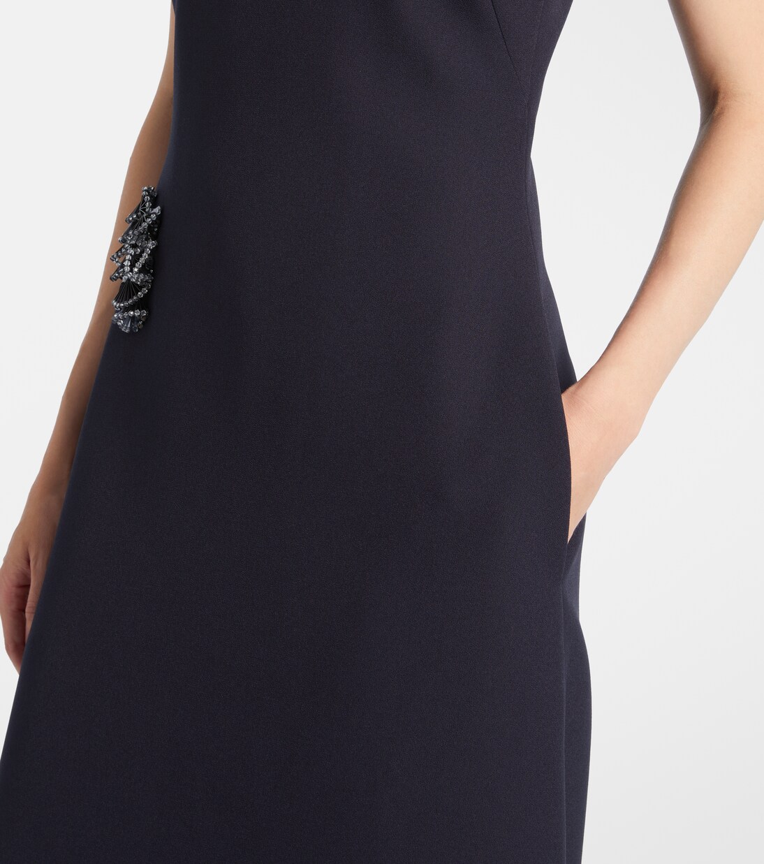 Priscilla embellished crêpe gown | Safiyaa