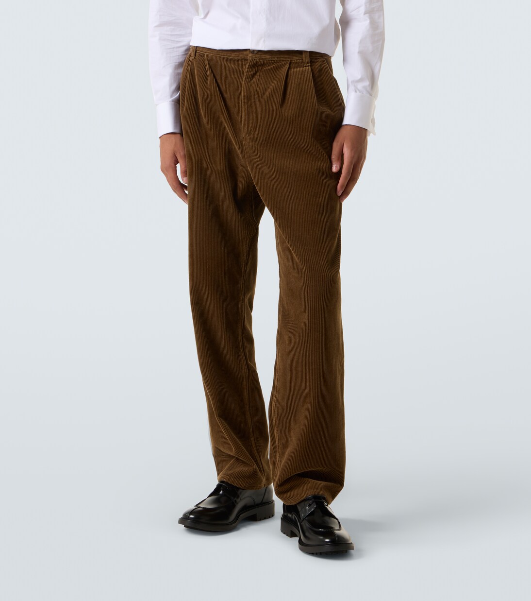 Cotton corduroy wide-leg pants | Saint Laurent