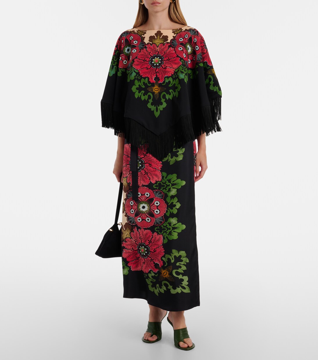 Wickelrock Sarong aus Seiden-Twill | La DoubleJ